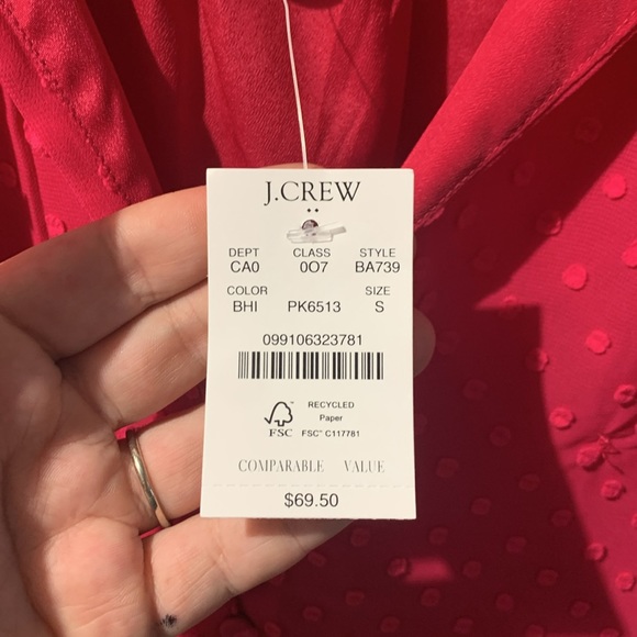 JCREW BLOUSE NWT - Picture 2 of 7